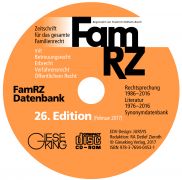 FamRZ Datenbank (26. Edition 2017)