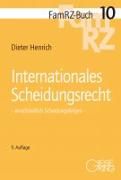 FamRZ-Buch 10: Internationales Scheidungsrecht, 5. Aufl. (Okt. 2022)