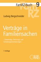 FamRZ-Buch 09: Verträge in Familiensachen, 7. Aufl. (Mai 2022)
